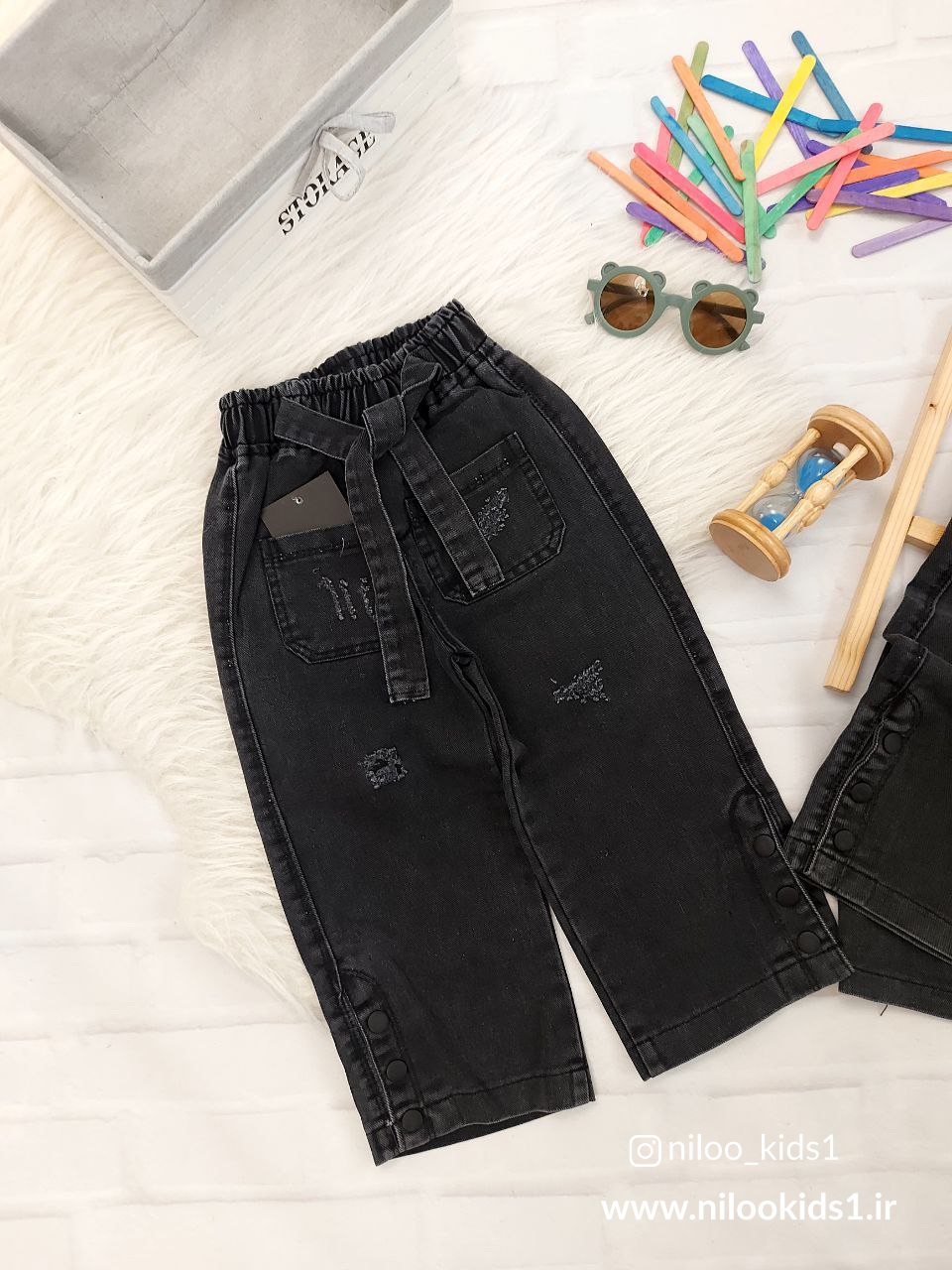 IMG_20231223_163829_595 شلوارجین BAG ذغالی کد۱۲۶۸ - Image 1