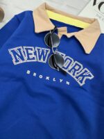 بلوز دُورس یقه دار NEW YORK کد۱۵۳۸ - Image 4