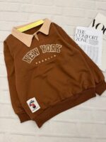 بلوز دُورس یقه دار NEW YORK کد۱۵۳۸ - Image 5