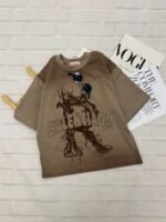 تیشرت لانگ BALENCIAGA(رنگ جدید)کد۱۵۷۲ - Image 5