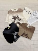 تیشرت لانگ BALENCIAGA(رنگ جدید)کد۱۵۷۲ - Image 2