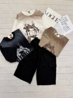 تیشرت لانگ BALENCIAGA(رنگ جدید)کد۱۵۷۲ - Image 3