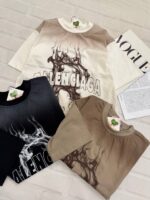 تیشرت لانگ BALENCIAGA(رنگ جدید)کد۱۵۷۲ - Image 4