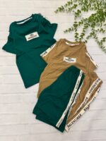 تیشرت شلوارک اسپرت نواردار تیکه دوزی کد۱۶۳۴ - Image 4