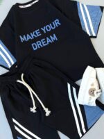 تیشرت شلوارک اسپرت MAKE YOUR DREAM کد۱۶۳۵ - Image 4