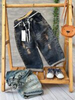 شلوار جین اسپرت BAG WIDE کد۱۶۴۶ - Image 12