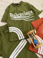 تیشرت شلوارک نواردار بالنسیاگاکد۱۶۵۷ - Image 10