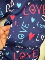 کاپشن سویشرت خزدار دخترانهLOVE کد۱۶۷۵ - Image 7