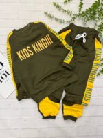 بلوز شلوار دورس پسرانه kids kingIII کد۱۶۹۷ - Image 4