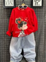 بلوز دخترانه cute girl کد۱۷۲۹ - Image 2