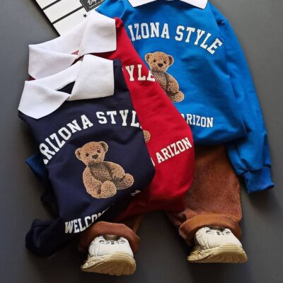 ست بلوزشلوار پسرانه تدی کد۱۷۴۸