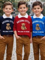 ست بلوزشلوار پسرانه تدی کد۱۷۴۸ - Image 2