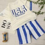 تیشرت شلوارک U.S.A کد۱۷۷۰