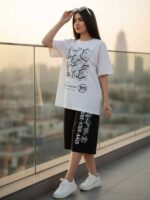 تیشرت شلوارک مکعب ژاپنی کد۱۸۸۲ - Image 3